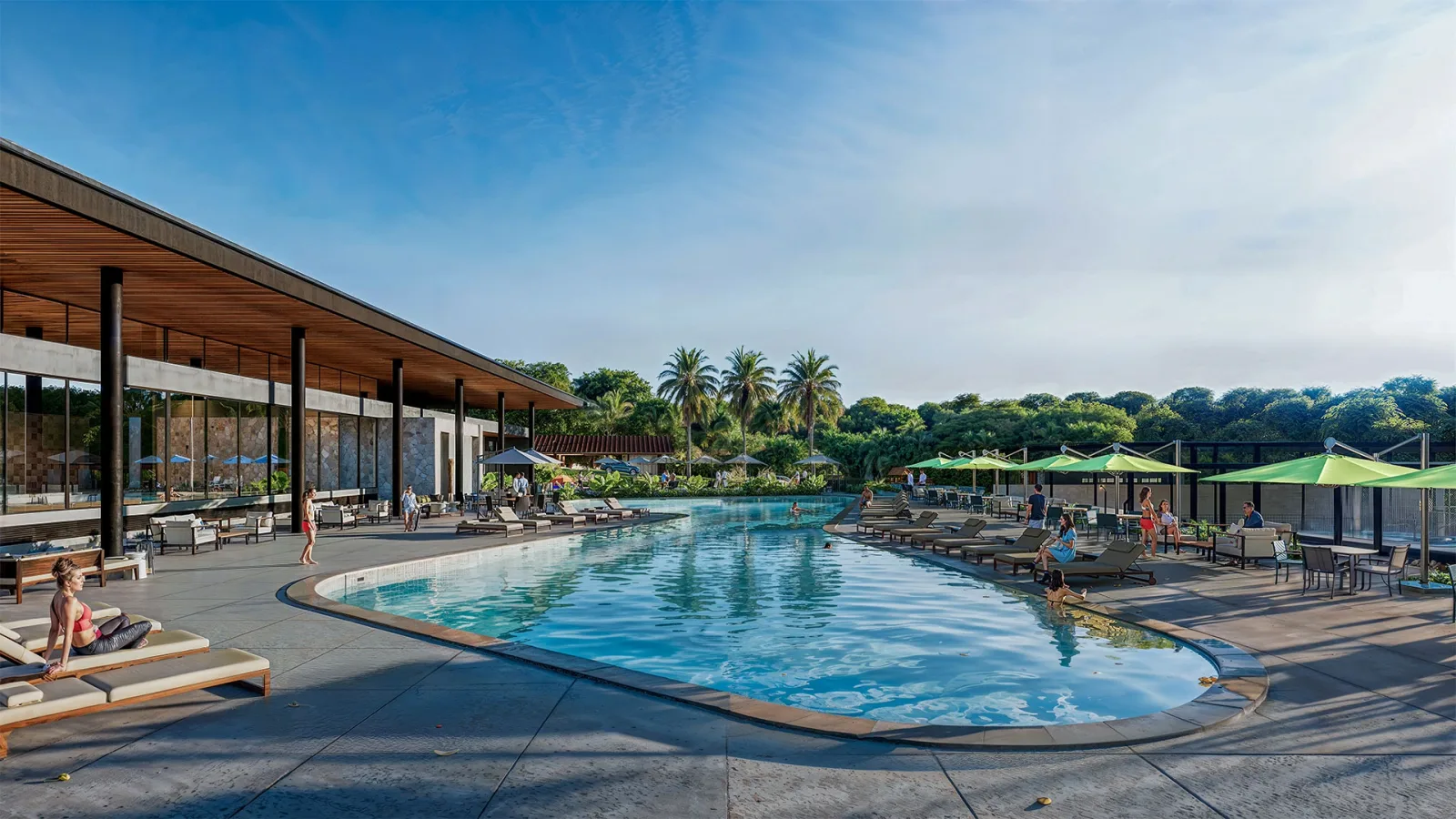 Piscinas descobertas